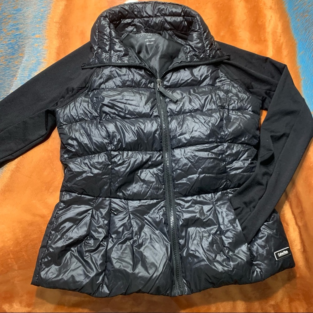 Calvin Klein Black Down Performance puffer Jacket small